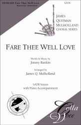 Fare Thee Well Love SATB choral sheet music cover